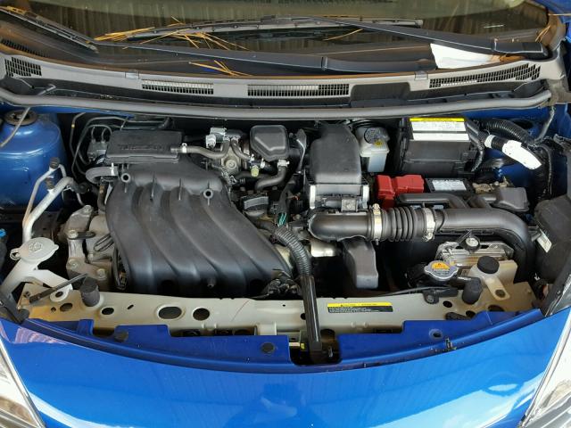 3N1CE2CP1GL365497 - 2016 NISSAN VERSA NOTE BLUE photo 7