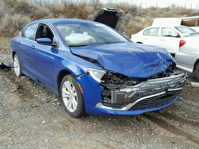 1C3CCCAB2GN186390 - 2016 CHRYSLER 200 LIMITE BLUE photo 1