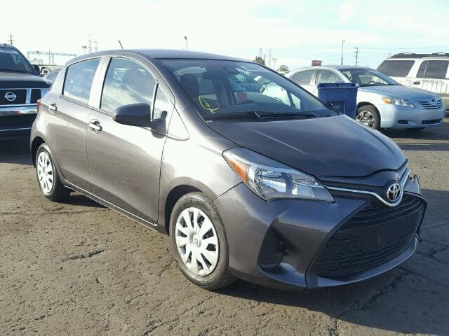 VNKKTUD37HA077750 - 2017 TOYOTA YARIS L GRAY photo 1