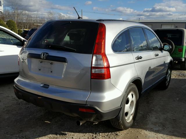 JHLRE48379C015477 - 2009 HONDA CR-V LX SILVER photo 4