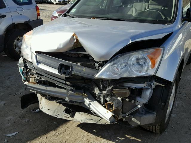 JHLRE48379C015477 - 2009 HONDA CR-V LX SILVER photo 9