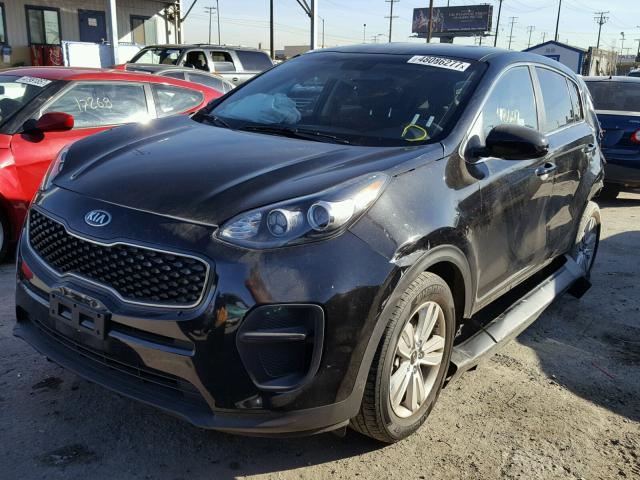 KNDPM3AC3H7052559 - 2017 KIA SPORTAGE L BLACK photo 2