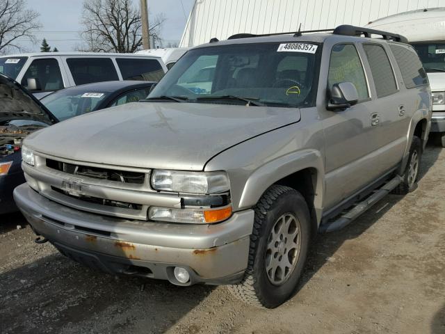 3GNFK16ZX5G266118 - 2005 CHEVROLET SUBURBAN K BEIGE photo 2