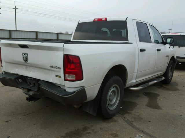 1D7RV1CP4AS161227 - 2010 DODGE RAM 1500 WHITE photo 4