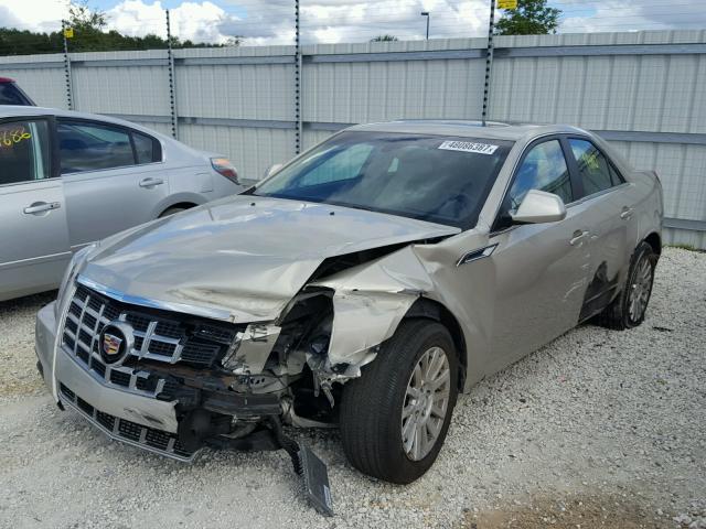 1G6DF5E58D0161254 - 2013 CADILLAC CTS LUXURY SILVER photo 2