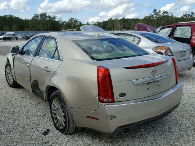 1G6DF5E58D0161254 - 2013 CADILLAC CTS LUXURY SILVER photo 3