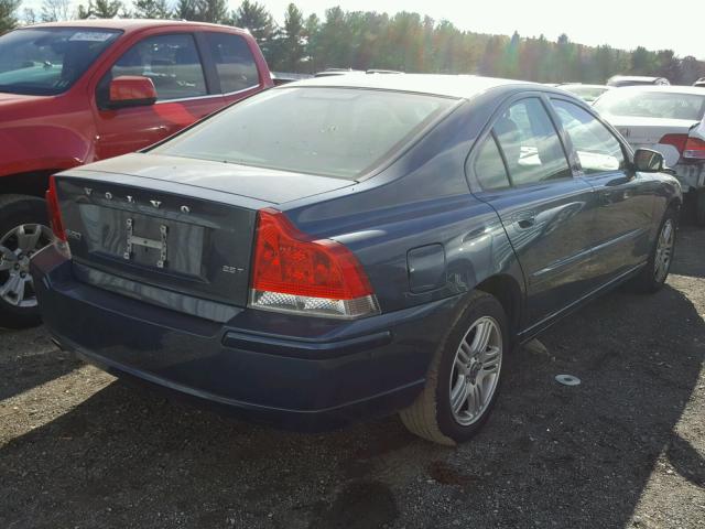 YV1RS592492736681 - 2009 VOLVO S60 2.5T BLUE photo 4