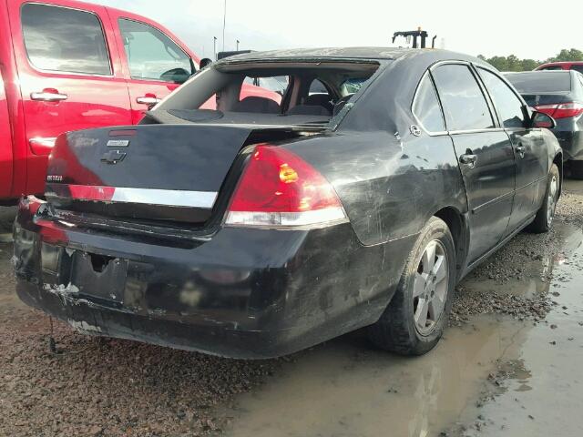 2G1WB58K469415885 - 2006 CHEVROLET IMPALA LS BLACK photo 4