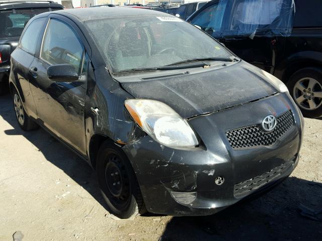 JTDJT923X85175037 - 2008 TOYOTA YARIS BLACK photo 1