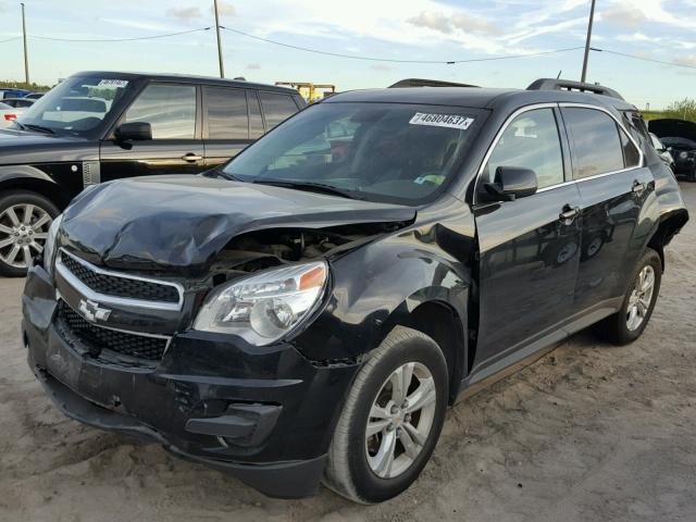 2GNALBEK0F6193582 - 2015 CHEVROLET EQUINOX LT BLACK photo 2