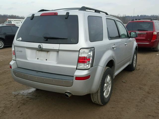 4M2CU81709KJ18007 - 2009 MERCURY MARINER SILVER photo 4