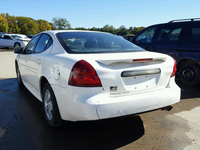 2G2WP552581189942 - 2008 PONTIAC GRAND PRIX WHITE photo 3