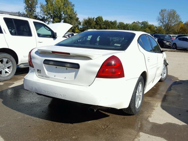 2G2WP552581189942 - 2008 PONTIAC GRAND PRIX WHITE photo 4