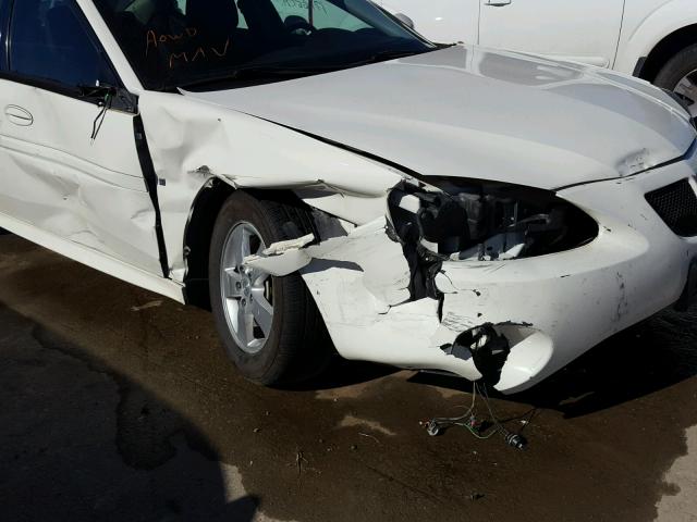 2G2WP552581189942 - 2008 PONTIAC GRAND PRIX WHITE photo 9
