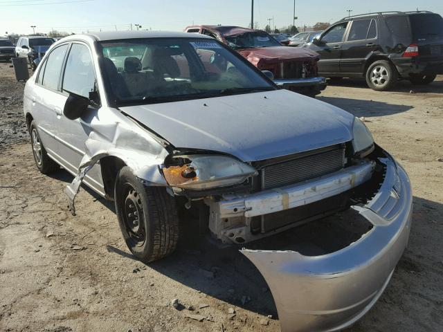 1HGES16583L027542 - 2003 HONDA CIVIC LX SILVER photo 1