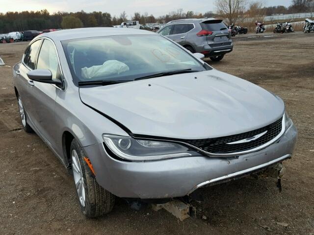 1C3CCCAB2FN589770 - 2015 CHRYSLER 200 LIMITE SILVER photo 1