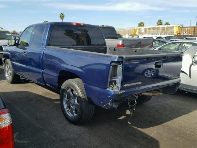 2GCEC19T241355326 - 2004 CHEVROLET SILVERADO BLUE photo 3