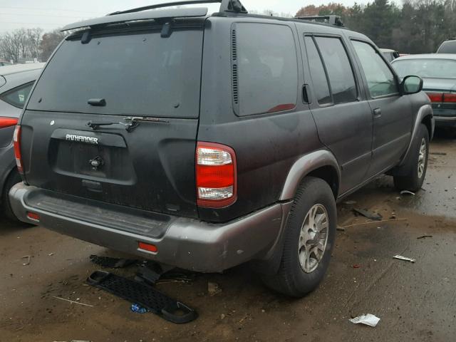 JN8DR07Y71W508584 - 2001 NISSAN PATHFINDER BLACK photo 4