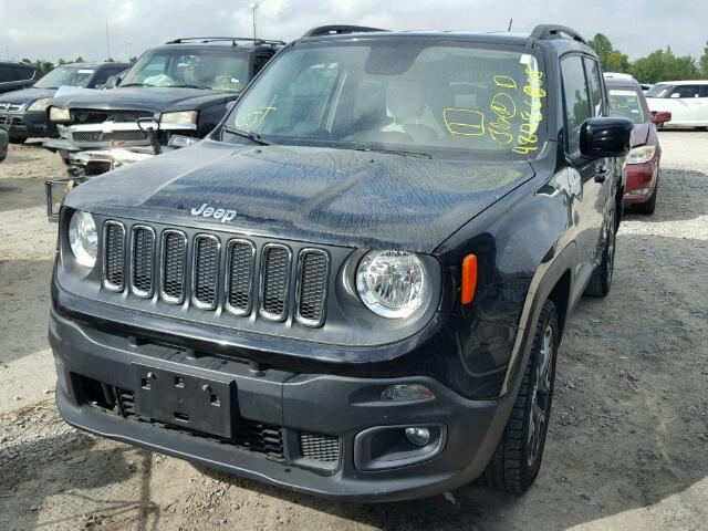 ZACCJABT0FPB38373 - 2015 JEEP RENEGADE L BLACK photo 2