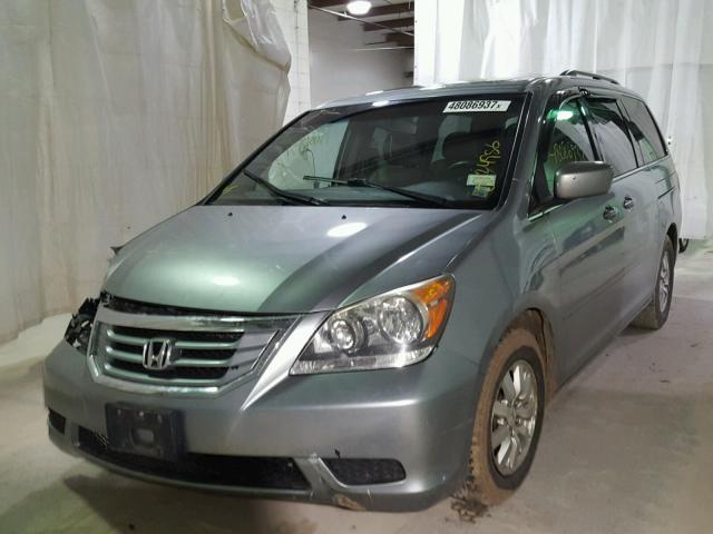 5FNRL38648B035243 - 2008 HONDA ODYSSEY EX GRAY photo 2