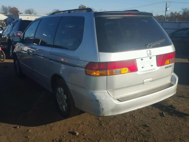 5FNRL18982B058014 - 2002 HONDA ODYSSEY EX SILVER photo 3