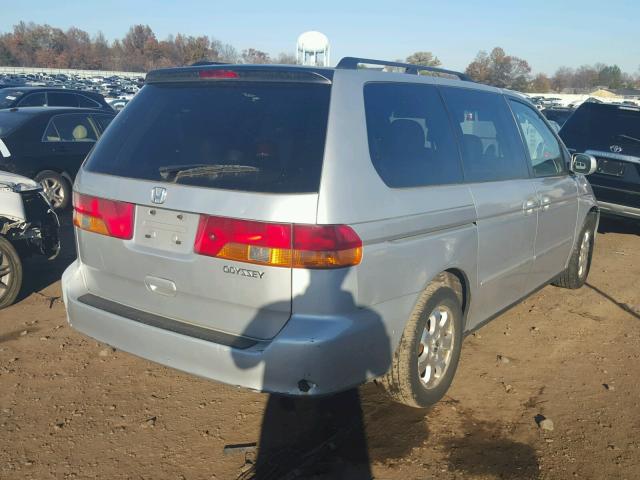 5FNRL18982B058014 - 2002 HONDA ODYSSEY EX SILVER photo 4