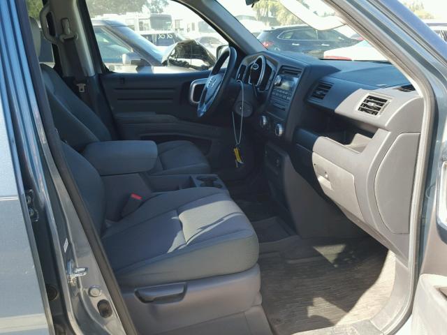 2HJYK16428H514822 - 2008 HONDA RIDGELINE BLUE photo 5