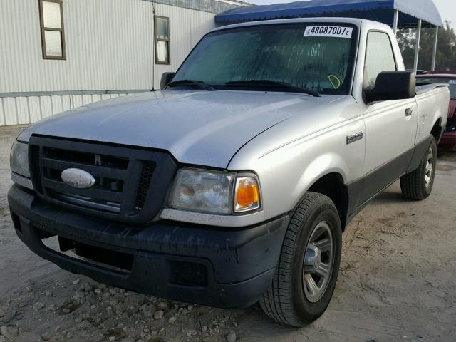 1FTYR10D16PA93421 - 2006 FORD RANGER SILVER photo 2