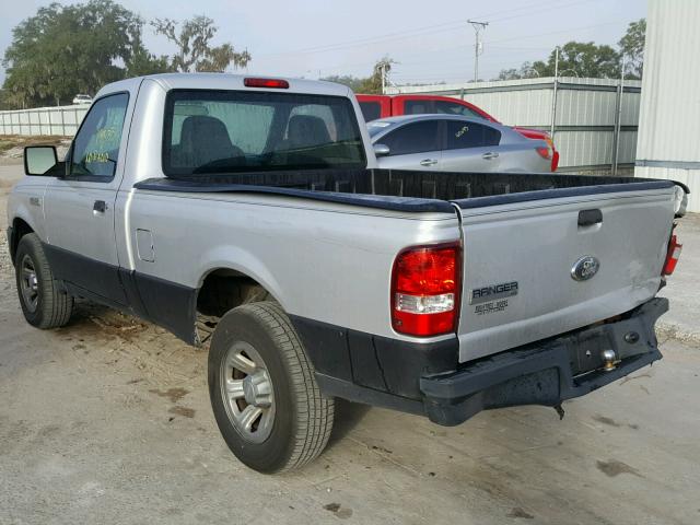 1FTYR10D16PA93421 - 2006 FORD RANGER SILVER photo 3