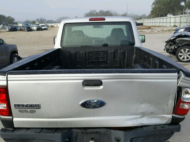 1FTYR10D16PA93421 - 2006 FORD RANGER SILVER photo 6