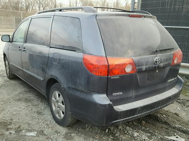 5TDZK23C07S073086 - 2007 TOYOTA SIENNA CE GREEN photo 3