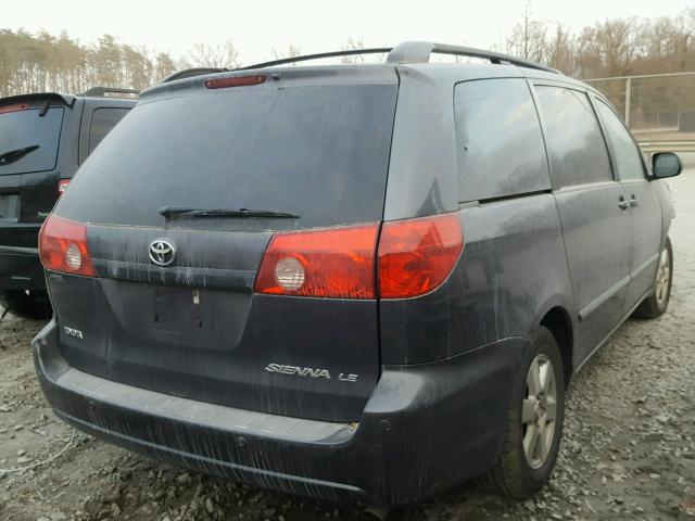 5TDZK23C07S073086 - 2007 TOYOTA SIENNA CE GREEN photo 4