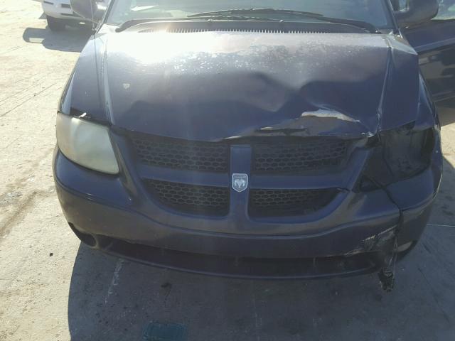 2D4GP74L84R536166 - 2004 DODGE GRAND CARA BLUE photo 7