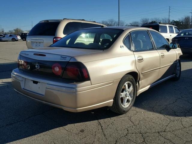 2G1WH52K349227153 - 2004 CHEVROLET IMPALA LS GOLD photo 4