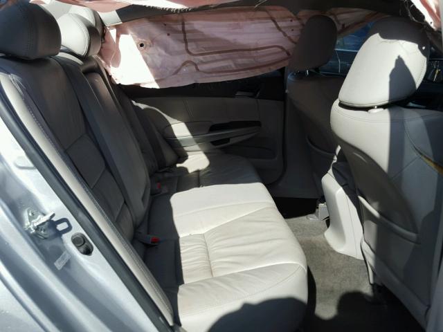 1HGCP36888A057822 - 2008 HONDA ACCORD EXL SILVER photo 6