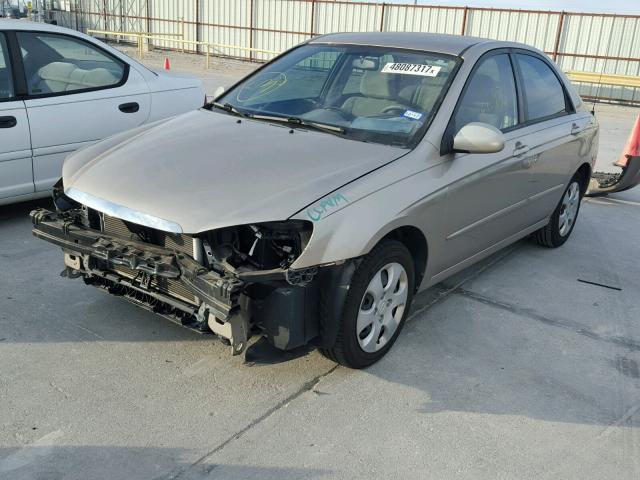 KNAFE221695606364 - 2009 KIA SPECTRA EX GOLD photo 2