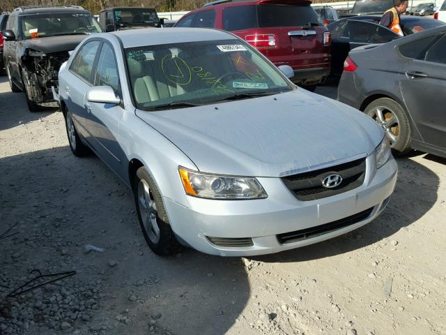 5NPEU46C68H323180 - 2008 HYUNDAI SONATA SE BLUE photo 1