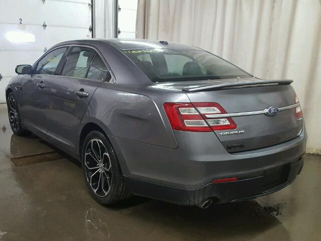 1FAHP2KT6DG100141 - 2013 FORD TAURUS SHO GRAY photo 3