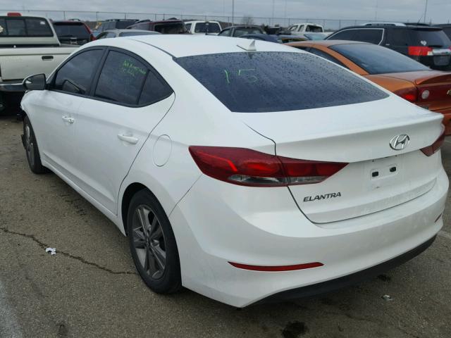 5NPD84LF9HH106690 - 2017 HYUNDAI ELANTRA SE WHITE photo 3