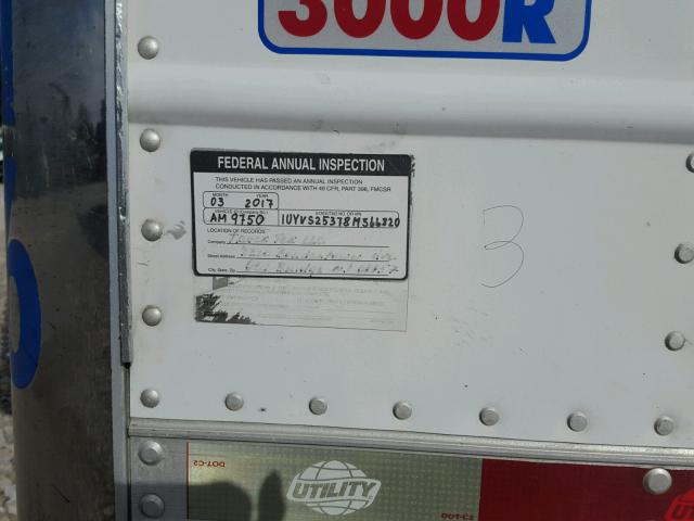 1UYVS25378M366820 - 2008 UTILITY REEFER WHITE photo 10