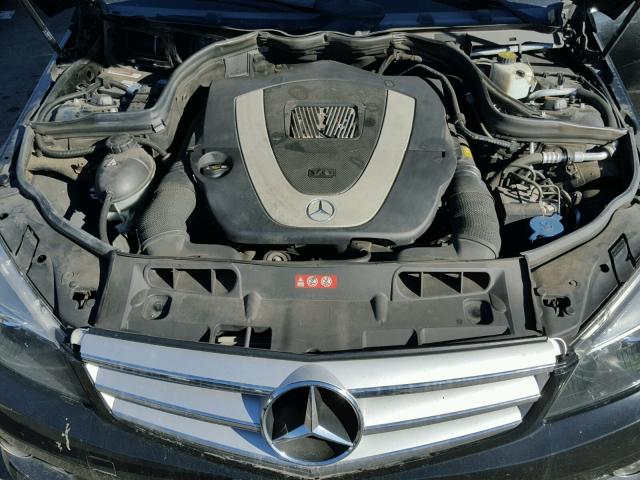 WDDGF54X69R049736 - 2009 MERCEDES-BENZ C 300 BLACK photo 7