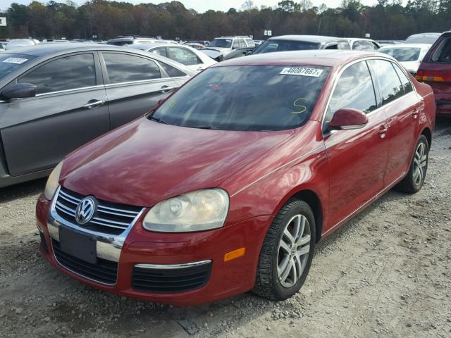 3VWSF71K76M769453 - 2006 VOLKSWAGEN JETTA 2.5 BURGUNDY photo 2