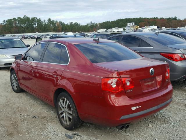 3VWSF71K76M769453 - 2006 VOLKSWAGEN JETTA 2.5 BURGUNDY photo 3