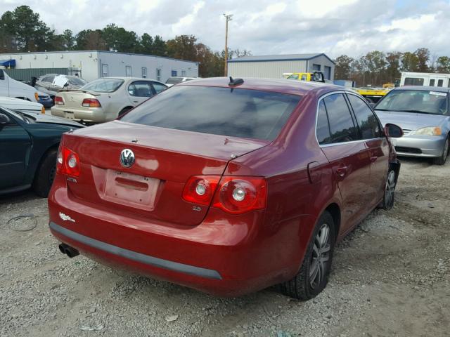 3VWSF71K76M769453 - 2006 VOLKSWAGEN JETTA 2.5 BURGUNDY photo 4