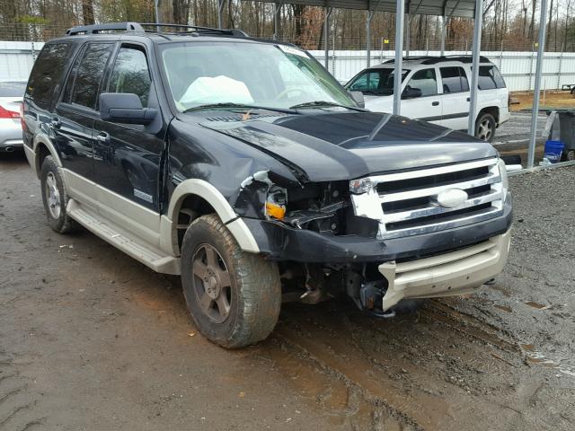 1FMFU18597LA96817 - 2007 FORD EXPEDITION BLACK photo 1