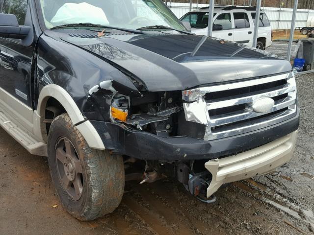 1FMFU18597LA96817 - 2007 FORD EXPEDITION BLACK photo 9