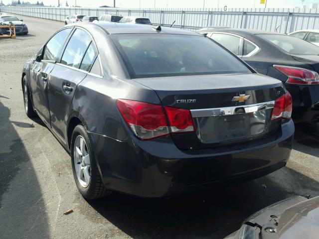 1G1PC5SB7E7135307 - 2014 CHEVROLET CRUZE LT GRAY photo 3