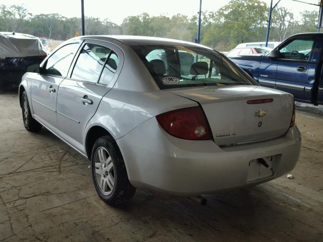 1G1AL55F467640324 - 2006 CHEVROLET COBALT LT SILVER photo 3