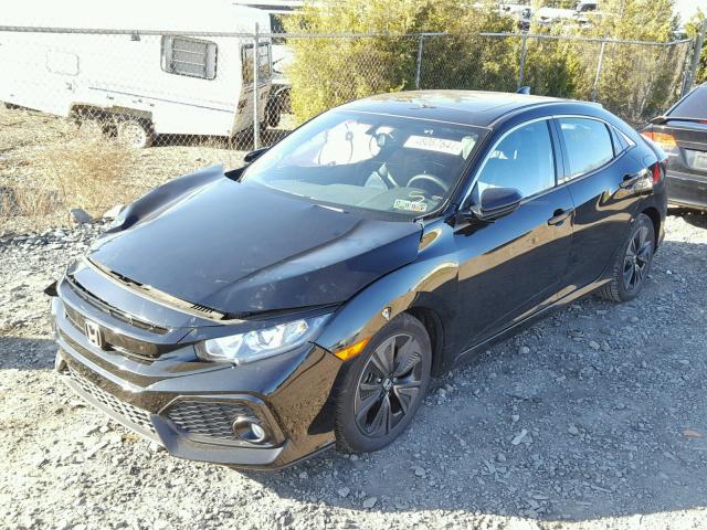 SHHFK7H7XHU405275 - 2017 HONDA CIVIC EXL BLACK photo 2