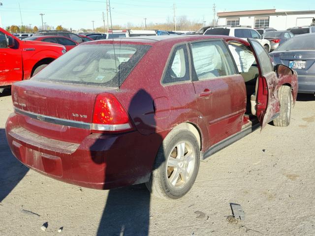 1G1ZT64854F143264 - 2004 CHEVROLET MALIBU MAX 栗色 照片 4